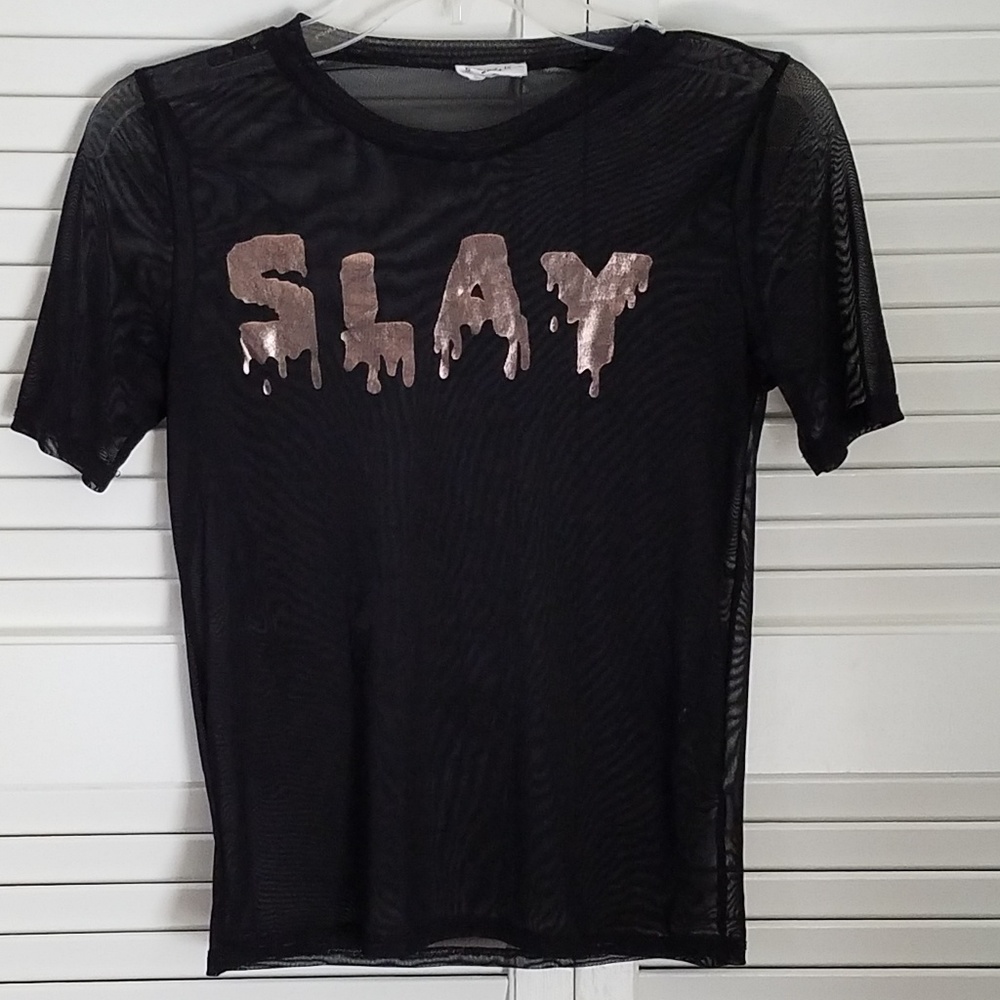 💖Slay Mesh top